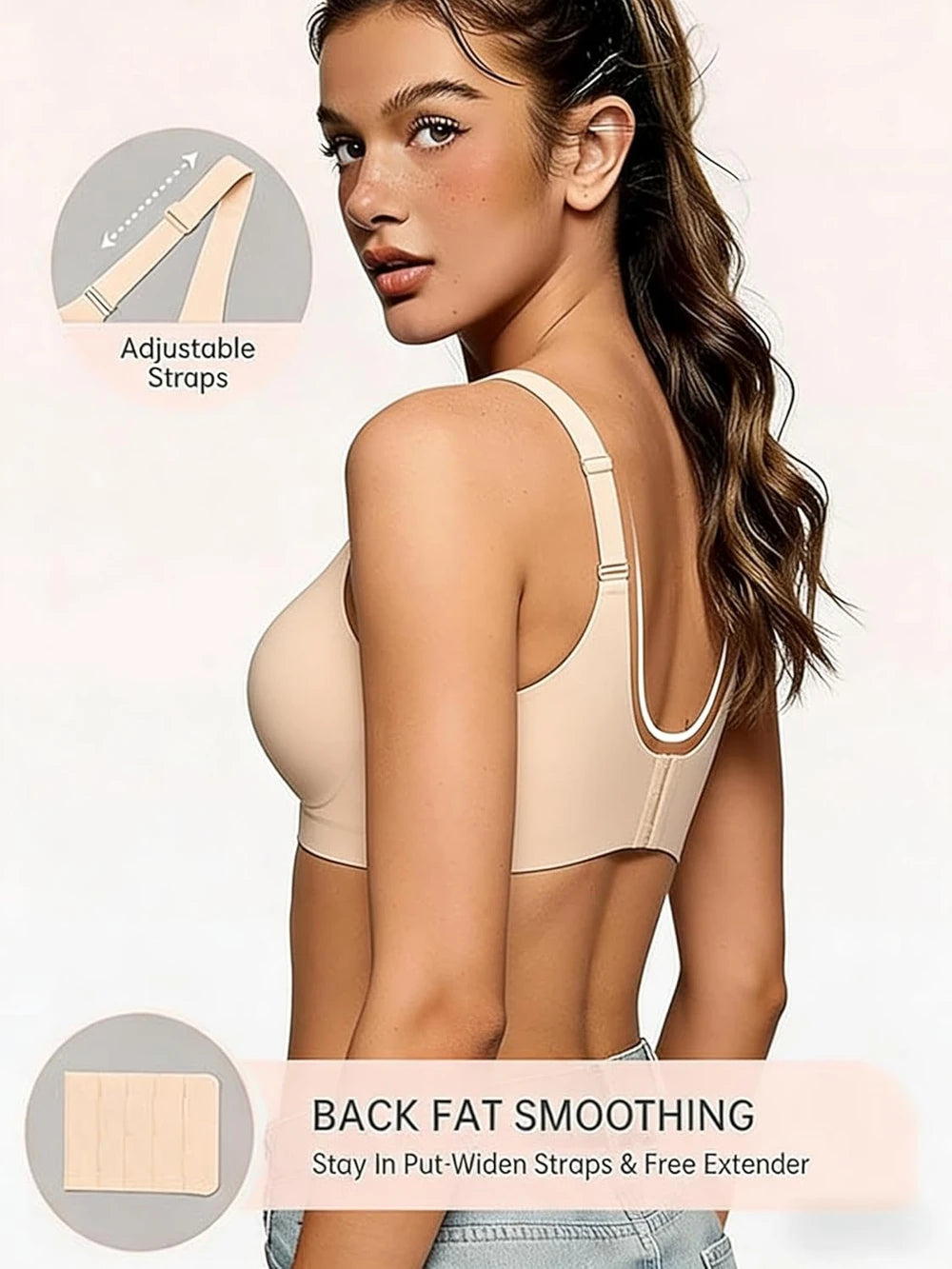 Seamless Wireless Plunge Bra